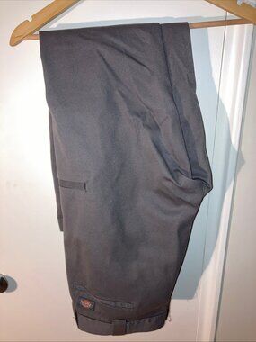 Dickie's Slim Taper 38x32 Charcoal Gray Skate Pants EUC